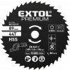 EXTOL PREMIUM Kotouč pilový HSS, Ř89x1x10mm, 44T