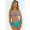 Dámske dvojdielne plavky Self S 940 V2BM5 Amazonia 5 tyrkys 46E-3XL