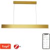 Immax NEO MILANO Smart závesné lineárné svietidlo zlaté 120cm, CCT 40W +RGB 18W, Zigbee 3.0