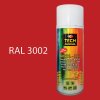 Farba v spreji akrylová TECH RAL 3002 lesklá 400 ml