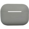 AppleKing silikónový ochranný obal pre AirPods Pro 2 (2022) s konektorom Lightning - sivý - možnosť vrátiť tovar ZADARMO do 30tich dní