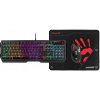 Sada klávesnica + myš + podložka A4TECH BLOODY USB B1700 Bloody Bundle