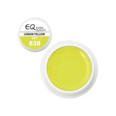 EBD Extra quality UV gél 838 Dry Lemon Yellow 5 g