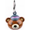 Prívesok s rolničkou zvieratká, tekvica - hnedá medveď (2 ks)
