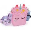 Detská kabelka / puzdro Jednorožec Ružová