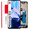 LCD Displej + Rám Motorola Moto E22 - originál
