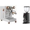 Lelit MaraX3 PL62X3, white + Eureka Atom W 65, black