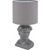 Globo | Globo 21732G - Stolná lampa HERMES 1xE14/40W/230V šedá | GL8324