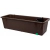 Nohel Garden Truhlík samozavlažovací FRAJMAN plastový hnedý - 60x15cm