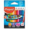 Farebné ceruzky Maped Color'Peps Mini 12 farieb -