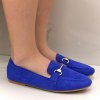 Dámske modré mokasíny GIULLY