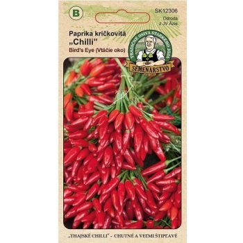 Semenárstvo Paprika kríčkovitá Chilli Bird´s eye 0,5g