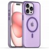 Kryt na iPhone 15 Pro gumový Candy (podpora MagSafe) fialový