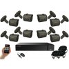 Monitorrs Security 4K AHD 8 kamerový set 8 Mpix Eco GTube (6036K8) (Monitorrs Security)