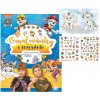 Omaľovánky s tetovaním A4 Tlapková patrola/Paw patrol v sáčku 21x28cm