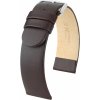 Kožený remienok Hirsch Scandic L 17872010-2, hnedý, teľacia koža, dĺžka L, Quick Release 22 mm
