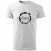 Hippie - Klasické pánske tričko - M ( Biela )