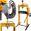 JCB JCB hydraulicko-pneumatický dielenský podlahový lis 20 ts manometrom