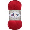 Pletacia priadza Alize DIVA 106 červená