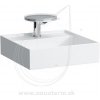 LAUFEN KARTELL Umývadielko s otvorom pre batériu 46 x 46 cm biela H8153310008151