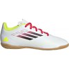 Detská halová obuv adidas, F50 CLUB IN J biela,čierna,žltá,béžová 31