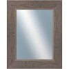 DANTIK - Zrkadlo v rámu, rozmer s rámom 40x50 cm z lišty TOMAS šedá veľká (3030)