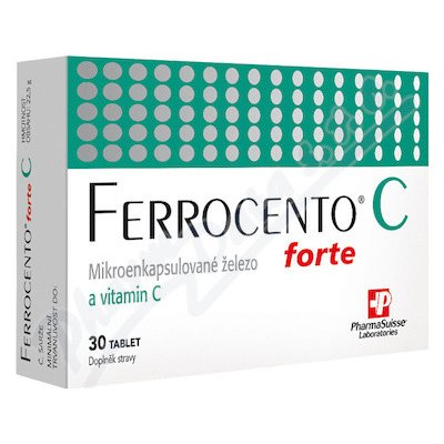 FERROCENTO forte C PharmaSuisse 30 tabliet