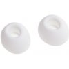AppleMix Náhradné štuple do uší pre Apple AirPods Pro - silikónové - biele - veľkosť M