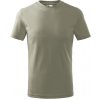 MALFINI Detské tričko Basic - Svetlá khaki | 134 cm (8 rokov)