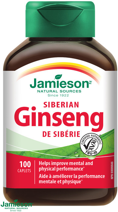 Jamieson Ginseng Siberian 100 tabliet