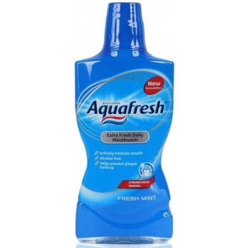 Aquafresh Fresh Mint Antibakteriálna ústna voda 500 ml