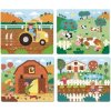 Vilac Dřevěné puzzle Farma 4v1