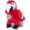 Rappa Plyšový papagáj červený Ara Arakanga 24 cm ECO-FRIENDLY
