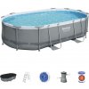 Bazén Bestway® Power Steel™, 56448, filter, pumpa, rebrík, plachta, dávkovač, 4,88x3,05x1,07 m