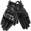 Krátke kožené motocyklové rukavice Shima XRS-3 Men Black 3XL