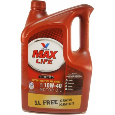 Valvoline MaxLife 10W-40 4 l