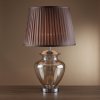 Searchlight - EU8531AM TABLE - stolná lampa - jantárové sklo+chróm - 690mm