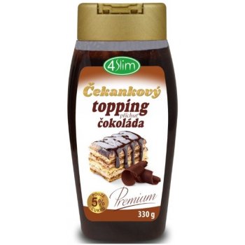 4Slim Čakankový topping čokoláda 330 g