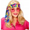 PAROCHŇA BLOND HIPPIE S MODROU PÁSKOU KRUHOVÉ VLNY