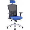 Ergonomická kancelárska stolička OfficePro Halia Mesh Farba: modrá, Opierka hlavy: s opierkou 3 farby
