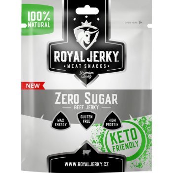 Royal Jerky Beef Zero Sugar Hovězí Zero Sugar sušené maso 22 g