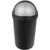 Odpadkový kôš Curver plastový čierny 50 L výklopný