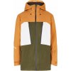 Pánska lyžiarska/snowboardová bunda O'Neill, GTX PSYCHO khaki,oranžová,biela M