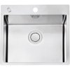 Alveus Pure nerezový drez 56.5x52.5 cm oceľová 1149522