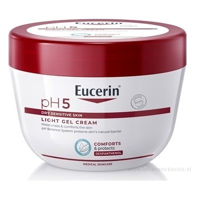 Eucerin pH5 telové mlieko ľahká textúra pre citlivú pokožku 400 ml
