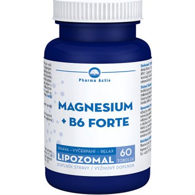Pharma Activ LIPOZOMAL MAGNESIUM + B6 FORTE 60 kapsúl