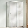 NICOL COMBI II Chróm 90x95x90 Grape Sprchovací kút s posuvnými dverami