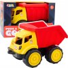 Veľké detské sklápače na piesok - Stavebné vozidlo červeno-žlté