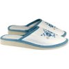 Dámske bielo-modré papuče MALVINA