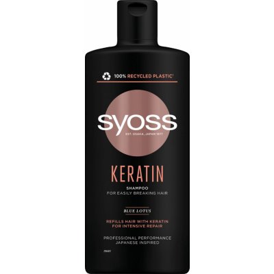 Syoss Keratin šampón pre jemné a lámavé vlasy 440 ml